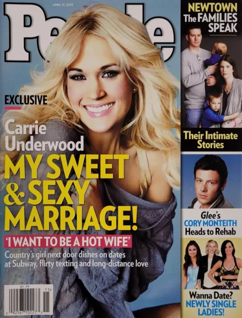 CARRIE UNDERWOOD MY SWEET SEXY MARRIAGE April 2013 PEOPLE Magazine CORY MONTEITH
