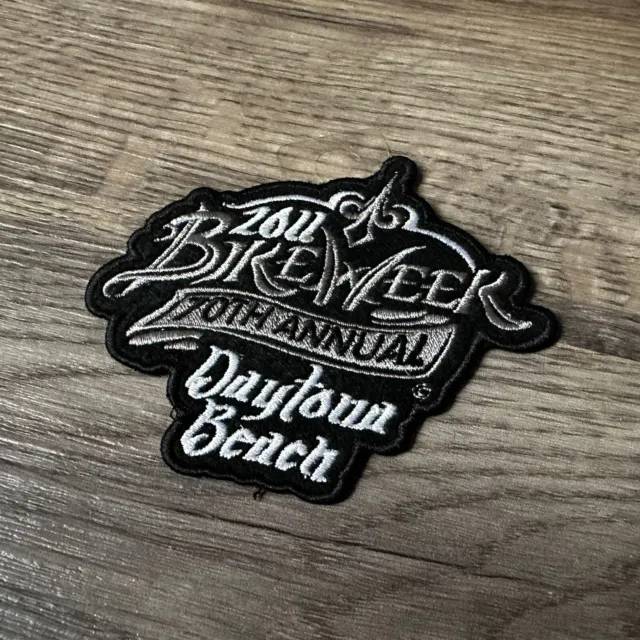 Daytona Beach 2011 Bike Week 70th Annual Embroidered Patch - Unused