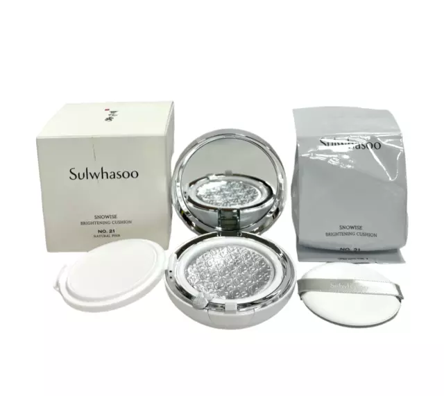 Sulwhasoo Snowise Brightening Cushion SPF50 (14g | No.21 Natural Pink) NEW