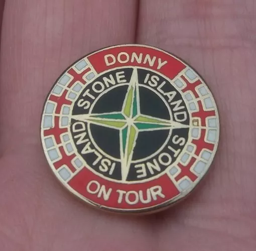 Doncaster Rovers Donny On Tour Hooligan Firm Pin Badge Rare