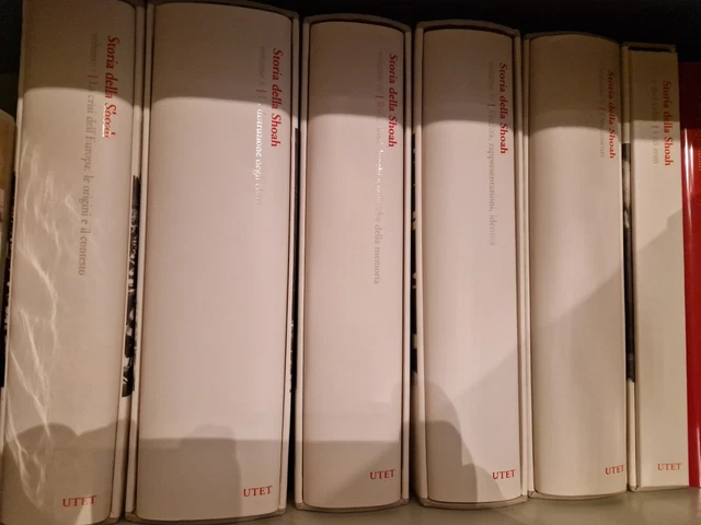 STORIA DELLA SHOAH Utet 6 VOLUMI con 3 DVD NUOVI MAI SFOGLIATI