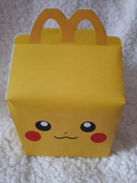 McDonalds Pokemon Anime Pikachu happy meal *EMPTY* box 2022 (UK)