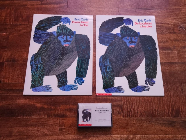 VINTAGE FROM HEAD to Toe Eric Carle Scholastic Audio Book Cassette Tape ...