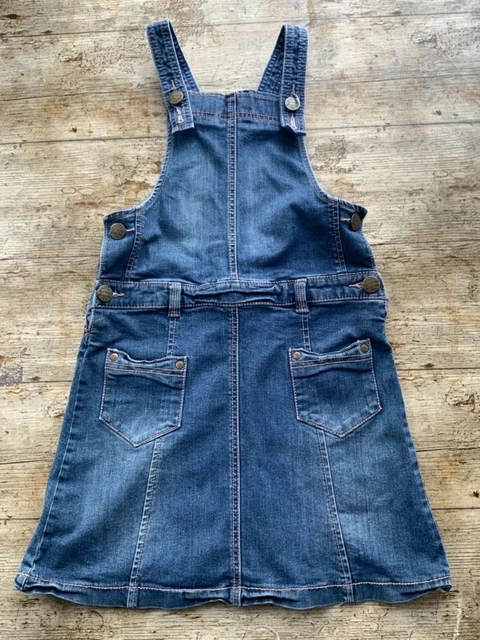 GIRLS BUNDLE Clothing Age 10 Years Dungaree Dress Top Skirt NEXT Tartan Dog Grey 2