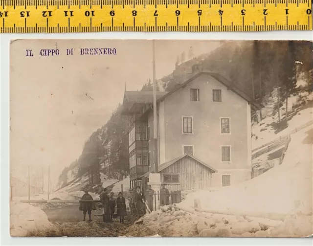 IL CIPPO DI BRENNERO Austria confine italia - cartolina postcard anni 30