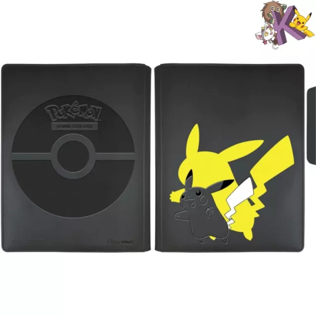 Pokémon Portfolio Ultra PRO Pro-Binder Similicuir Pikachu A4 9 Cases 360 cartes