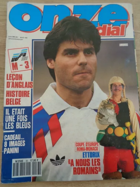 ONZE MONDIAL N 38 année 1992 COMPLET AVEC ROOKIE - POSTER -  IMAGES PANINI