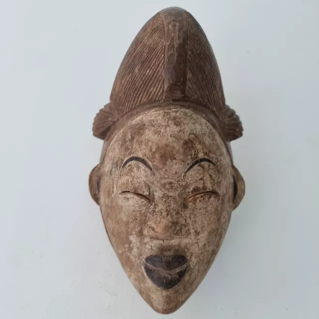 Wooden mask african Punu sculpture wood Gabon masque africains bois