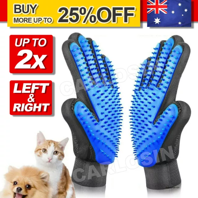 Pet Dog Cat Massage Hair Removal Grooming Comb Touch Cleaning Brush Magic Glove