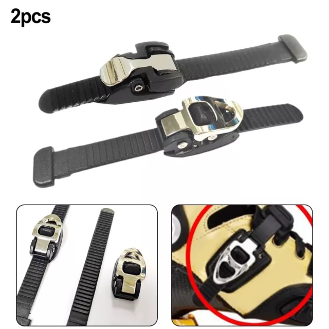 Sturdy and Reliable Inline Skate Buckles 2pcs/Set Rust Proof Metal Buckle