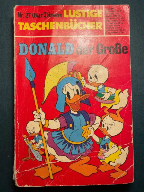 Lustige Taschenbücher Nr. 27 Erstauflage Walt Disney  Donald der Große