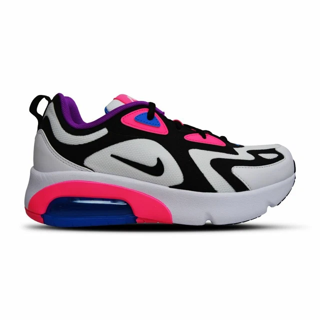 JUNIORS NIKE AIR Max 200 GS AT5630 100 White Black Pink EUR