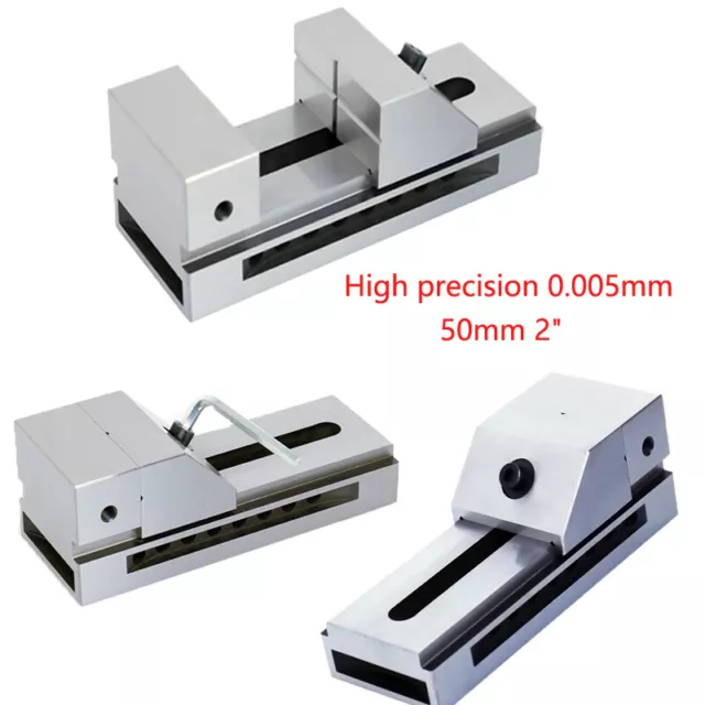 2" Quick Action Precision Milling Machine Vise Fully Ground Hardened Tool 50mm