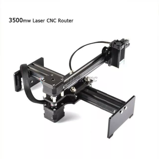 DIY Desktop 3500mW Mini USB CNC Router Laser Engraver Cutter Machine 17*22cm tps