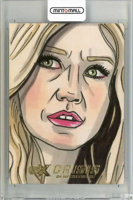 2022 CRYPTOZOIC CZX Crisis on Infinite Earths Supergirl Sketch Card Nick Gribbon