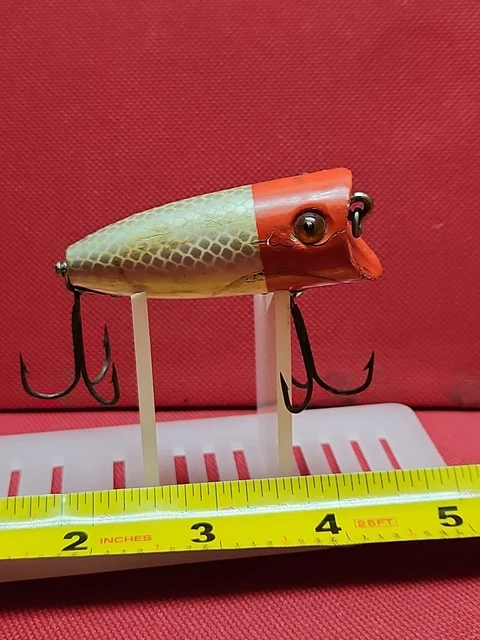 VTG FISHING LURE HEDDON Baby Lucky 13 Silver/ green Scale TOUGH COLOR GOLD  $13.05 - PicClick CA