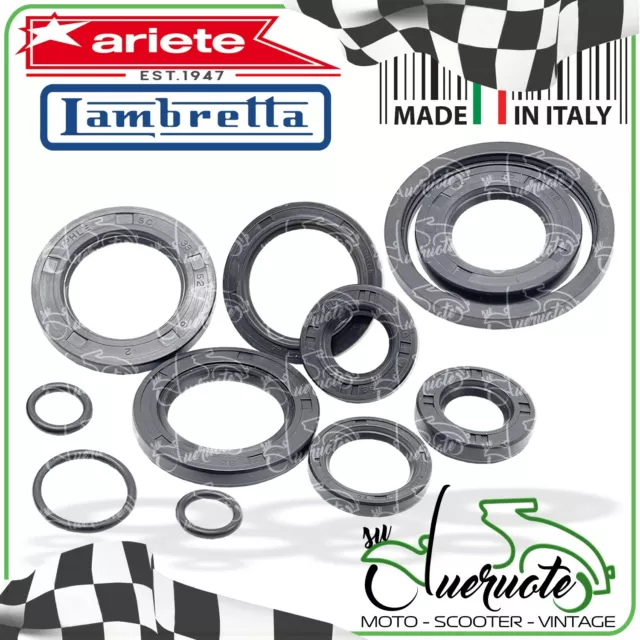 Kit Paraolio E Oring Revisione Motore Lambretta Li 125 150 Tv 175 200 Special Dl