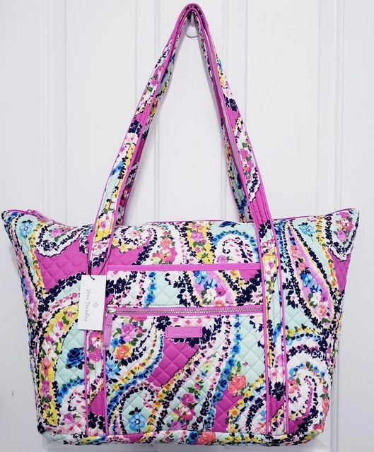 VERA BRADLEY MILLER Travel Bag Wildflower Paisley Large EXACT ONE