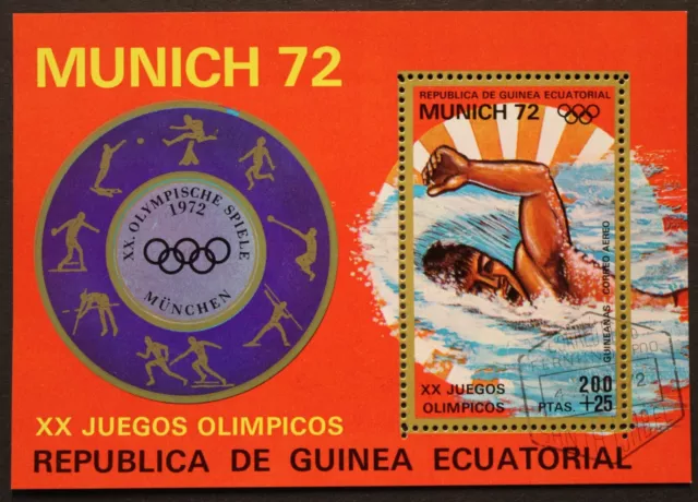 Äquatorialguinea: Michel Block-Nr. 17 "Olymp. Sommerspiele´72" aus 1972, gest.