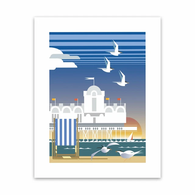 Southsea, Portsmouth 28x35cm Art Print by Dave Thompson