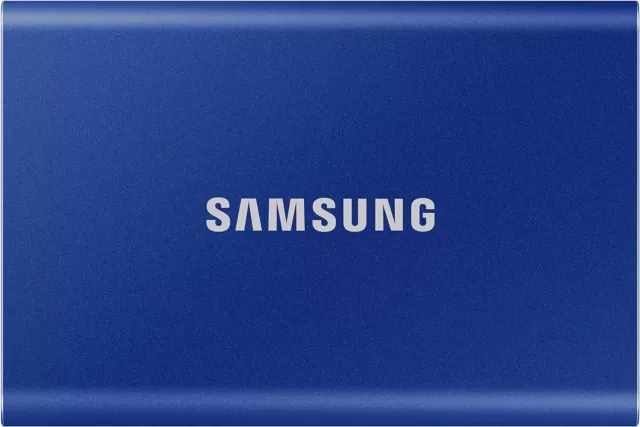 Samsung T7 Portable SSD - 1 TB - USB 3.2 Gen.2 External SSD Indigo Blue (MU-PC1T 2