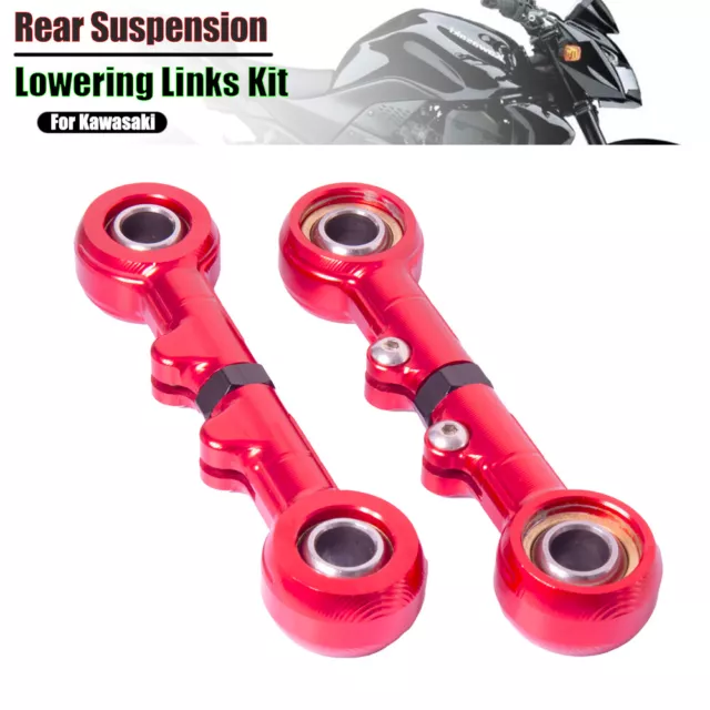 Rear Lowering Links Kit For Kawasaki ZX-10R Z750 ZX14 ZZR1400 ZX-14R ZX6R ZX-7R