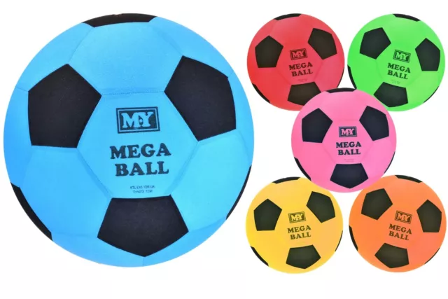 18" Giant Mega Ball Inflatable Football Soccer Kids Garden Beach Colourful Toy