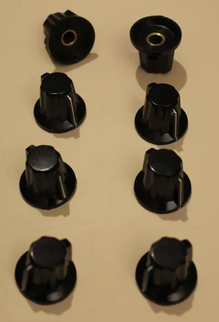 Lotto Da 10 Bottoni Vintage Console Pomello