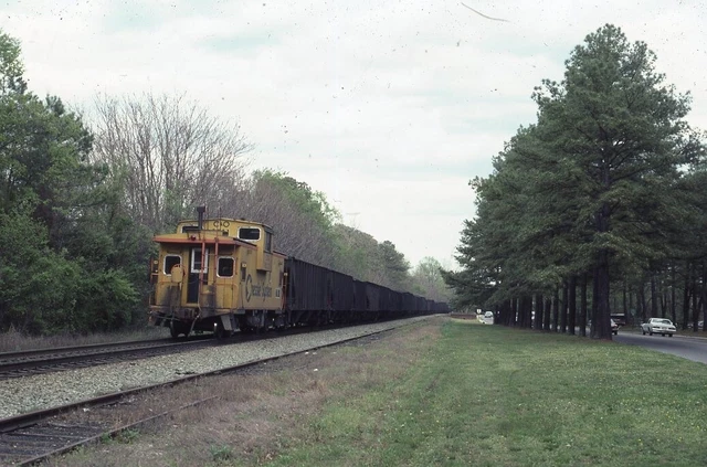 CHESSIE Railroad Train Caboose Original 1983 Photo Slide