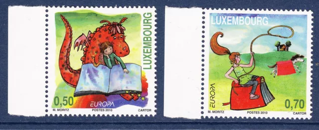 Luxemburg Europa Cept 2010 ** 1867-1868 Kinderbücher Kinder childrens books mnh