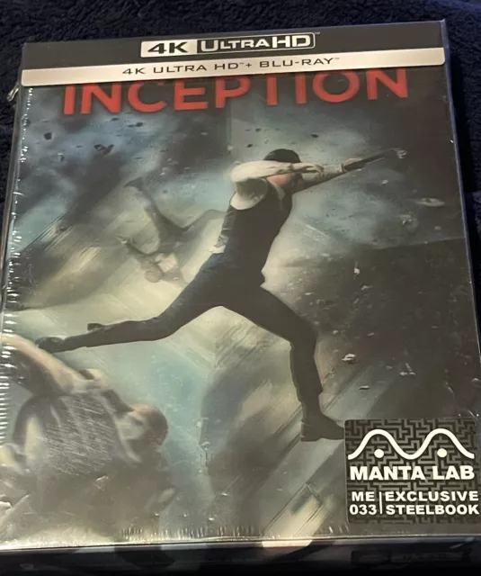 Inception Manta Lab Exclusive Steelbook #ME33 4K UHD Double Lenticular Edition