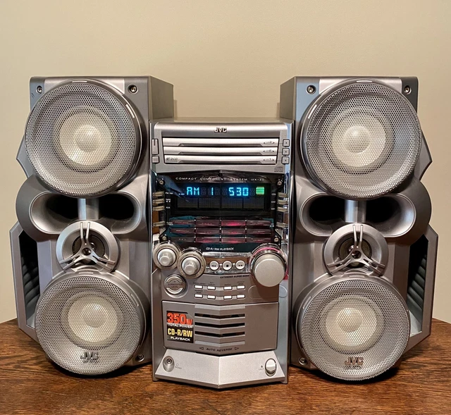 JVC HXZI COMPACT Component System Dual Subwoofers 350 Watts 230.00