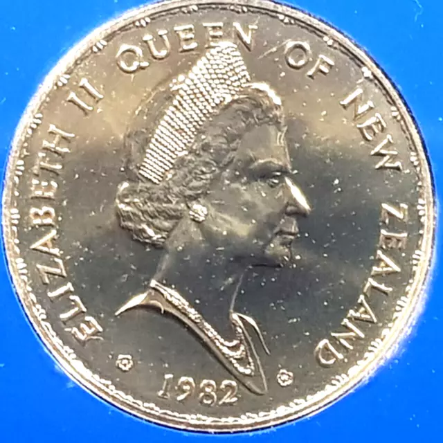 RARE 1982 NEW ZEALAND 1 Dollar Commemorative coin Ø39mm,UNC(+FREE 1 coin) #23741
