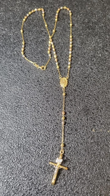 Gold Rosary Necklace (AO2086460)