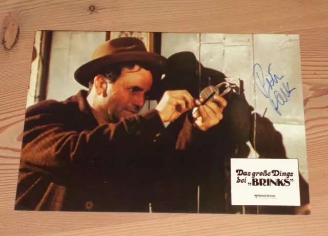 PETER FALK Original Autogramm AUSHANGBILD Lobby Card GARANTIERT!