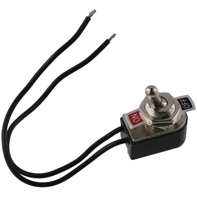 ON/OFF LATCHING TOGGLE Rocker Switch 2 Pin Toggle Switch Electric ...