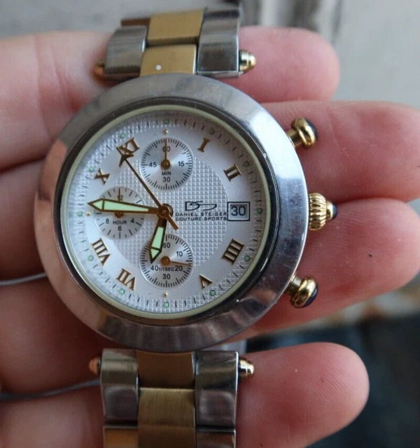 Men's Daniel Steiger Couture Sports Watch Wristwatch DS-2010DSM-011 Date Chrono