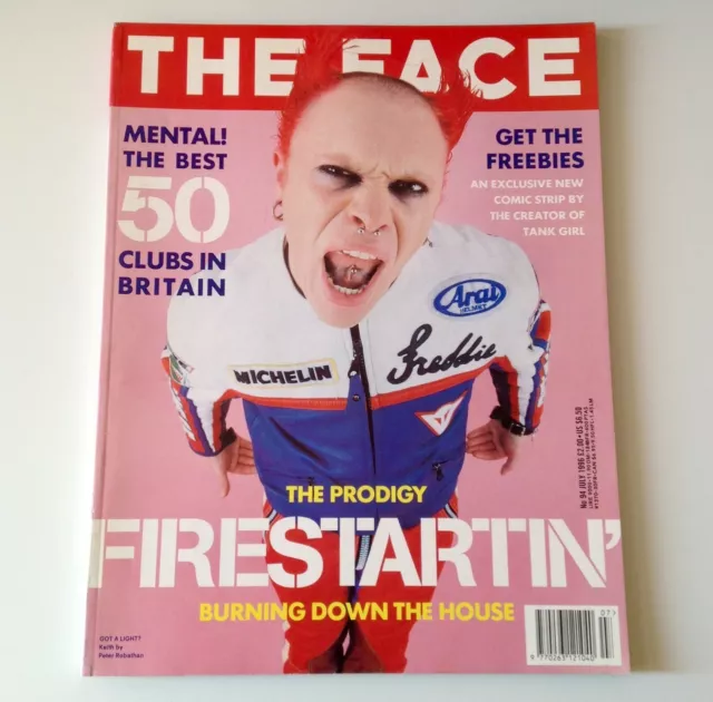 The Face Magazine - July 96 w/ Keith Flint of The Prodigy, Bernard Sumner