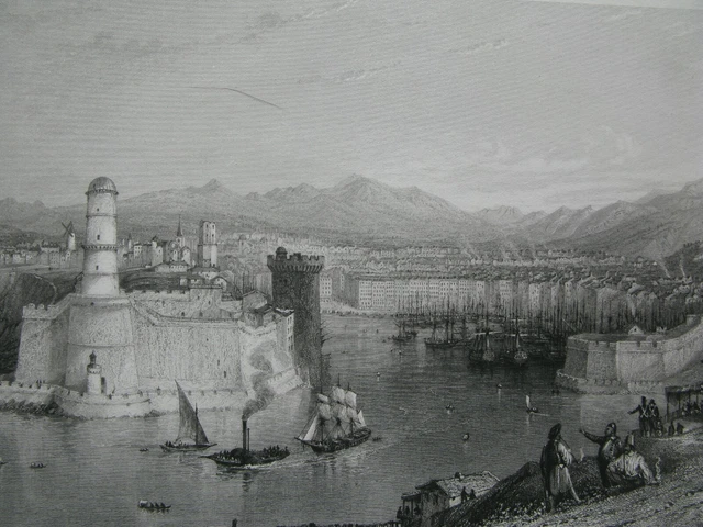 Gravure Ancienne - Mas Provençal Datée 1770 - XVIIIe Siècle - Petit Format 11x16 Cm