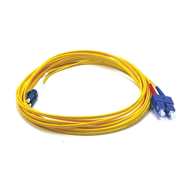 MONOPRICE 4898 Fiber Cord,Duplex,LC, SC,5m,Yellow
