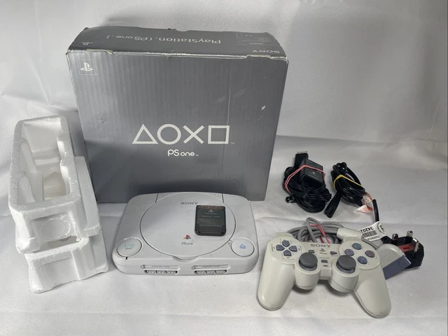 Console Sony PSOne PlayStation SCPH-102 Slim PAL con scatola e controller