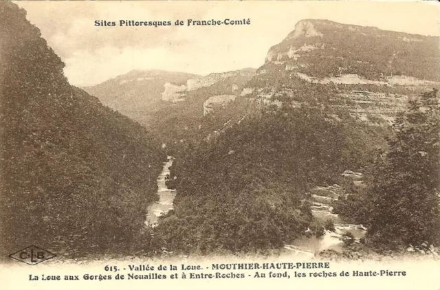 CPA - DOUBS - MOUTHIER-HAUTE-PIERRE, Vallée de la Loue