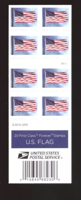 US Stamps - Booklet of 20 - Sc# 5344 - U. S. Flag - MNH