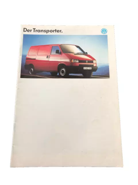 Brochure brochure VW Volkswagen Transporter from 02/1993, 36 pp.