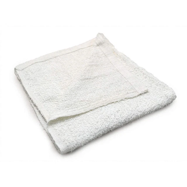 R & R TEXTILE 51705 Bar Mop Towel,Ribbed,Cotton,20"L,PK12