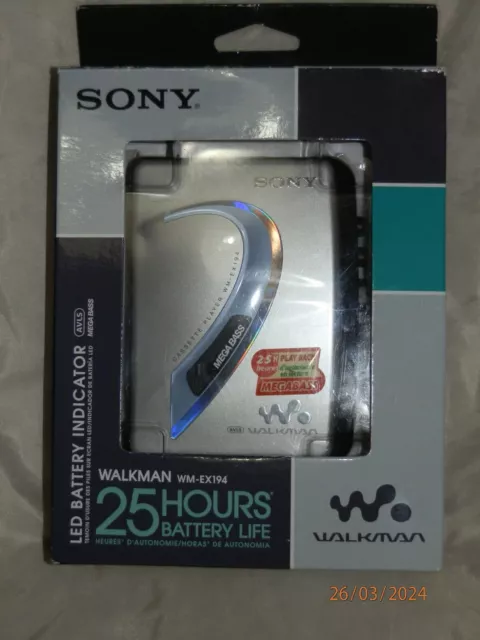 Sony Walkman WM-EX194 Personal Cassette tape Player Rare Retro New unused