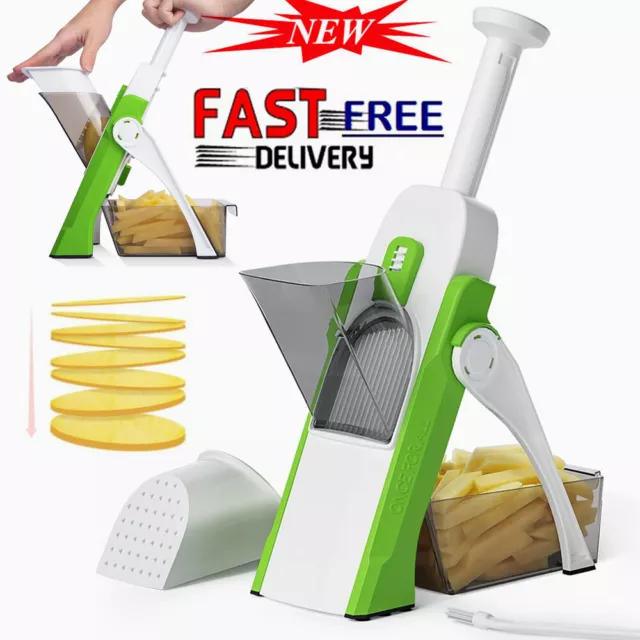 Mandoline Slicer Obst und Gemüseschneider Küche Kartoffelschneider Verstellbare