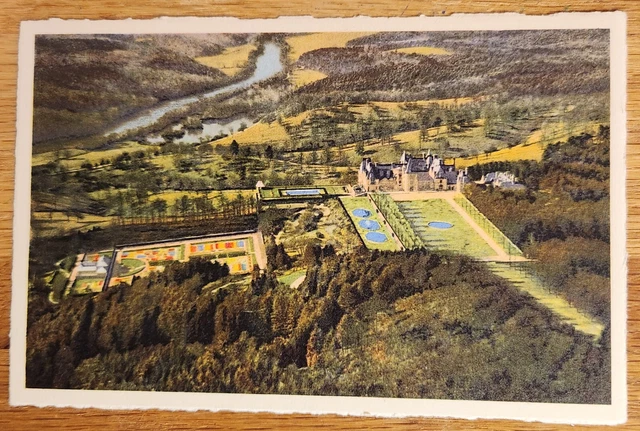 Biltmore House & Gardens Aerial View Biltmore NC Postcard PC 1920s Unused