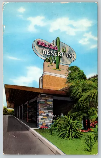 c1950s Wilbur Clark's Desert Inn Las Vegas Nevada Vintage Postcard