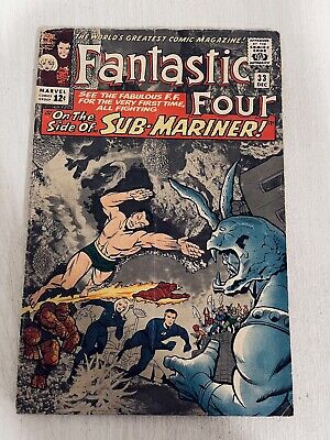 Fantastic Four #33 (Marvel,1964) 1st App. Attuma, Namor"Black Panther 2" MCU